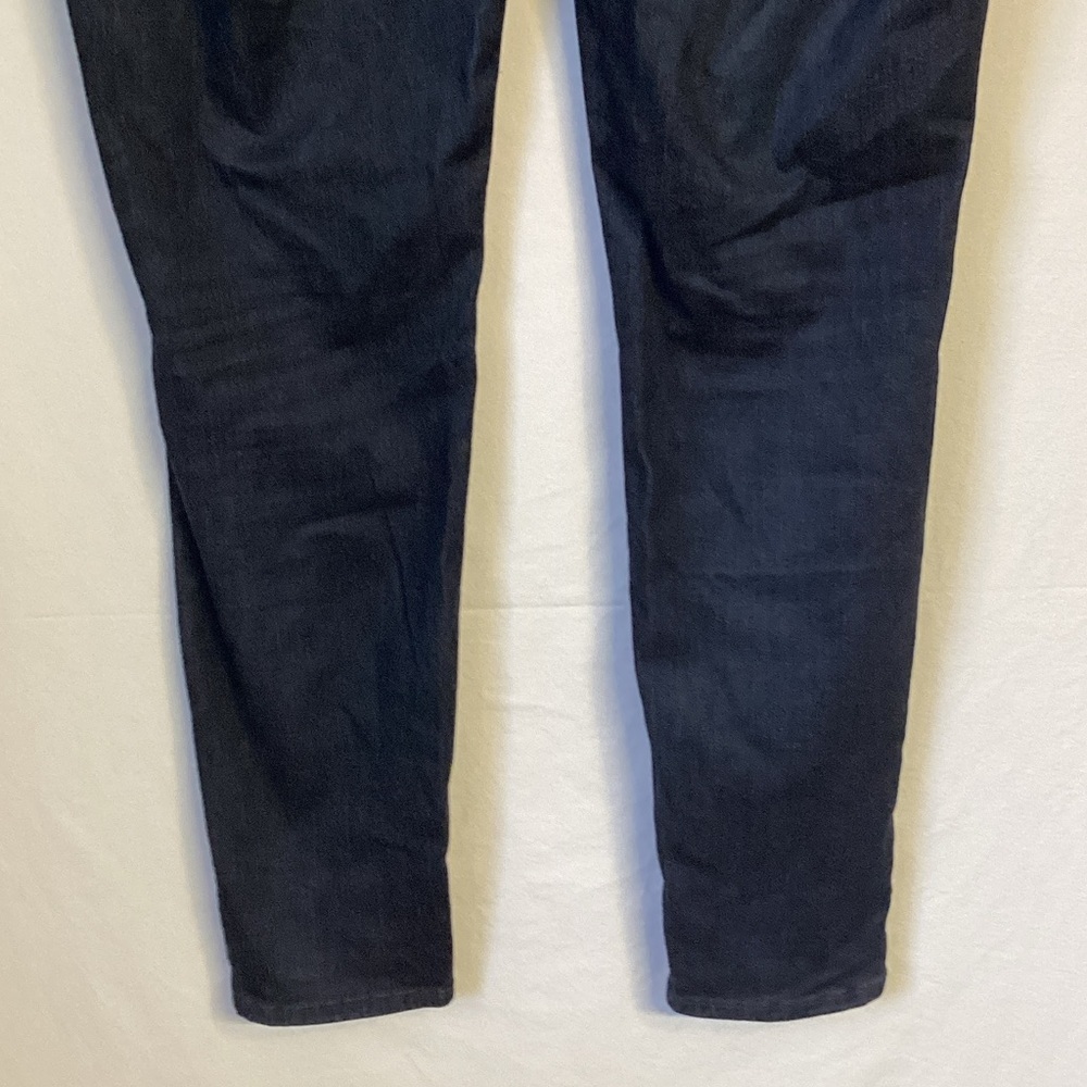 Eddie Bauer Slightly Curvy - High Rise Women's Dark Blue Skinny Jeans Size 16 - Picture 6 of 8
